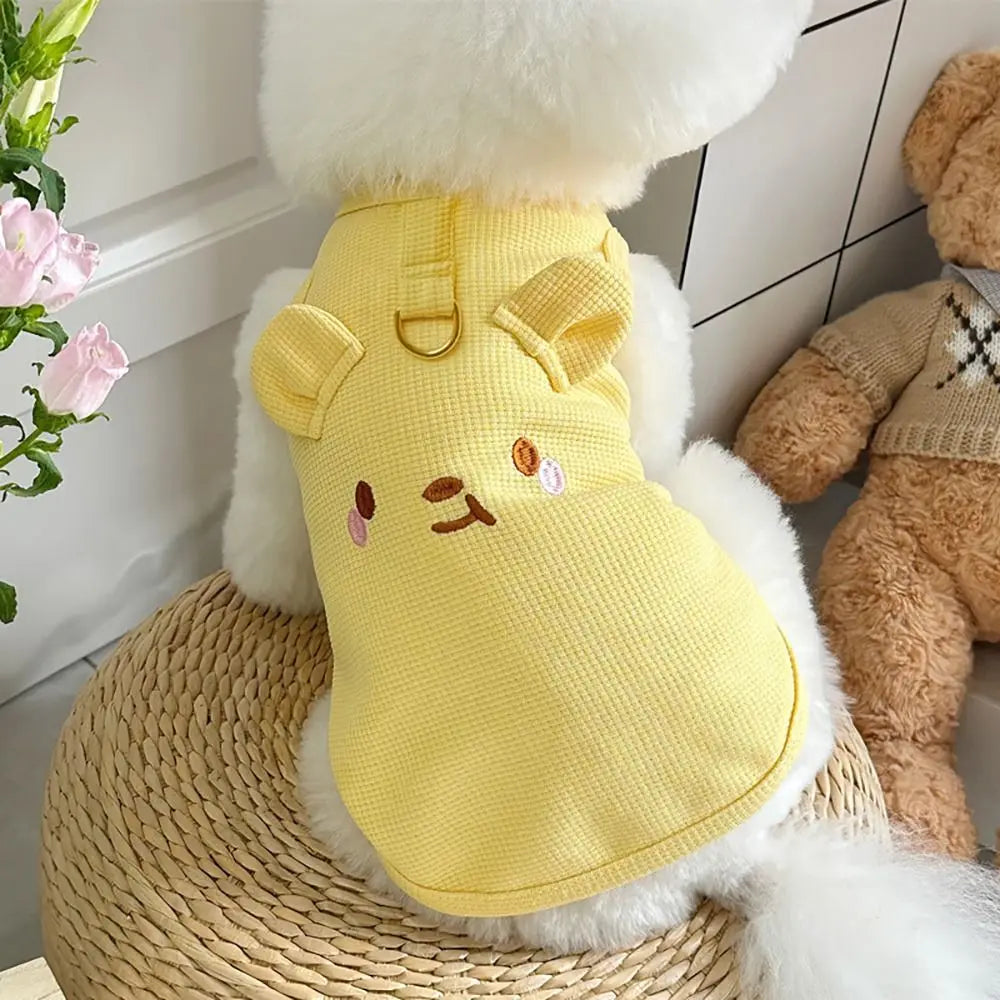 New Soft Cat Vest Cotton Elastic Dog Outfits Breathable Pet Cloths