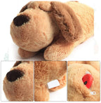 Plush Heartbeat Puppy Behavioral Training Toy Plush Pet Snuggle