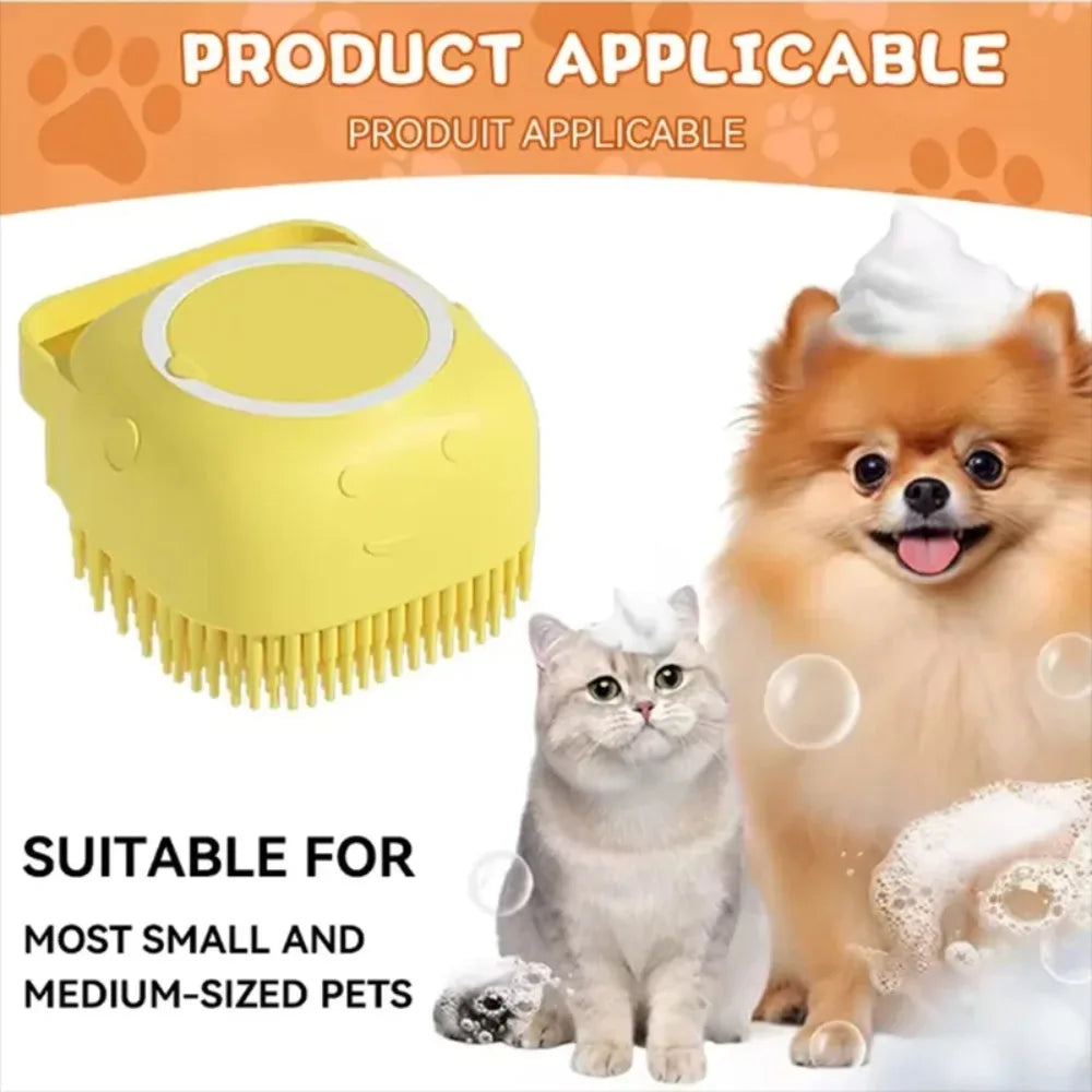 Silicone Bath Massage Brush Multifunctional Grooming Tool Soft