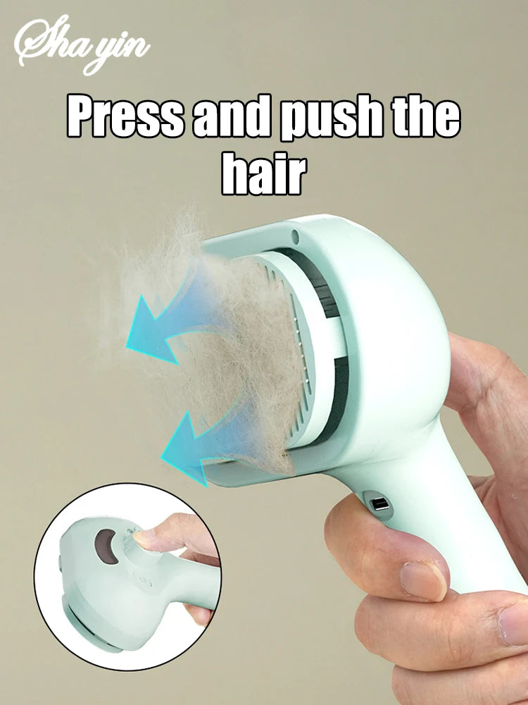 Pet Clean Steam Spray Dog Grooming Brush Unique Steam Brush for