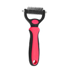 Pet Deshedding Brush Cat Comb Self Cleaning Hair Remover Grooming