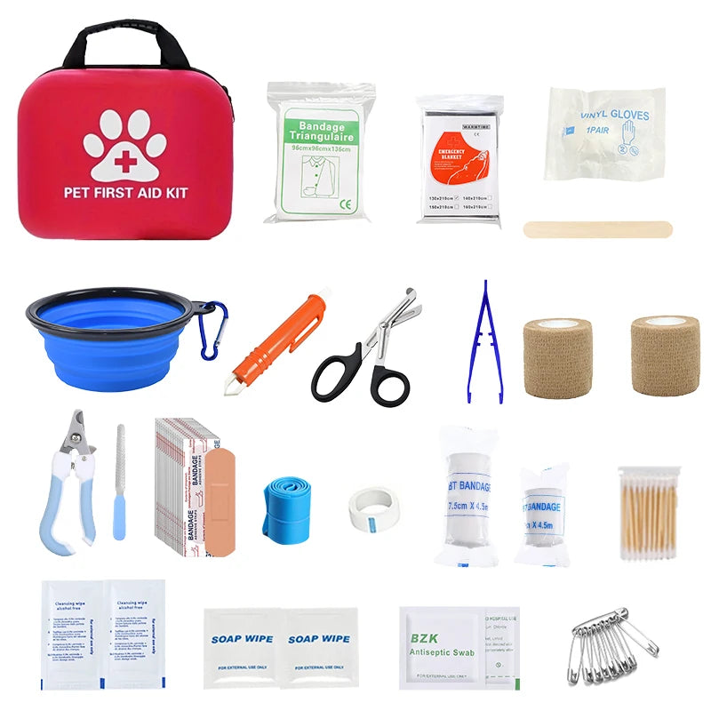 Pet First Aid Kit for Hiking and Camping