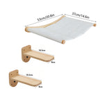 Diy Cat Wall Climbing Shelves Hammock Scratching Post Scratcher