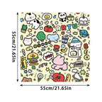 Cat Fixed Fabric Cartoon Printed Self-Adhesive Anti Scratch Anti