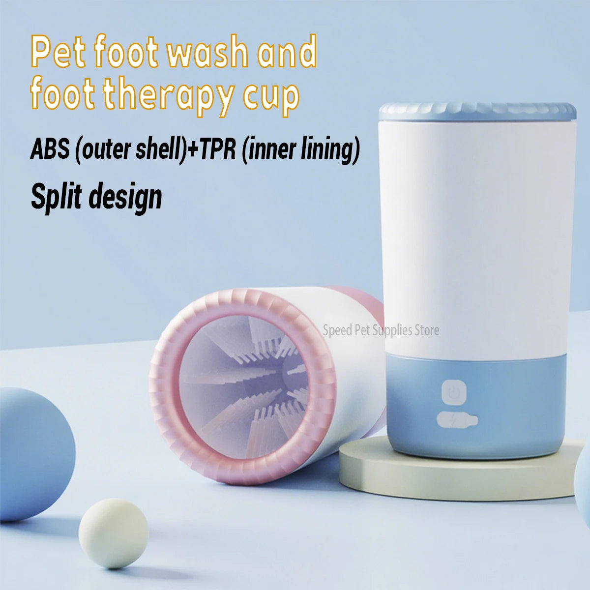 Pet Foot Washing Machine Electric Pet Paw Cleaner Automatic Dog