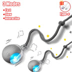 New Cat Interactive Ball Toy Automatic Rolling Ball Faux Tail