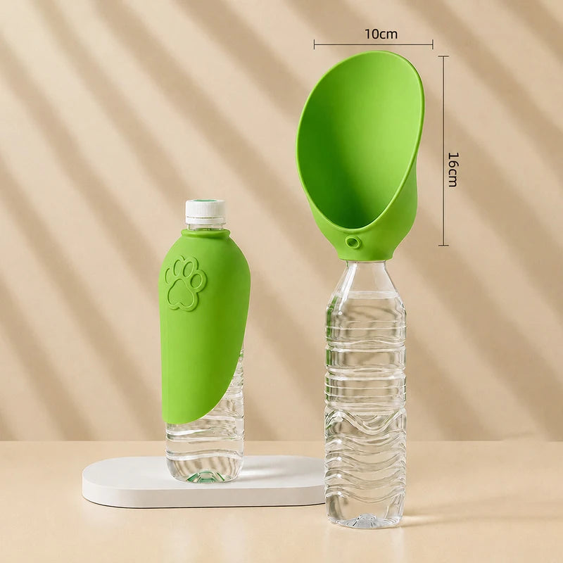 Silicone Pet Water Bottle Portable Dog Outdoor Water Dispenser
