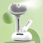 Steamy Dog Brush Electric Spray Cat Hair Brush 3 In1 Dog Steamer