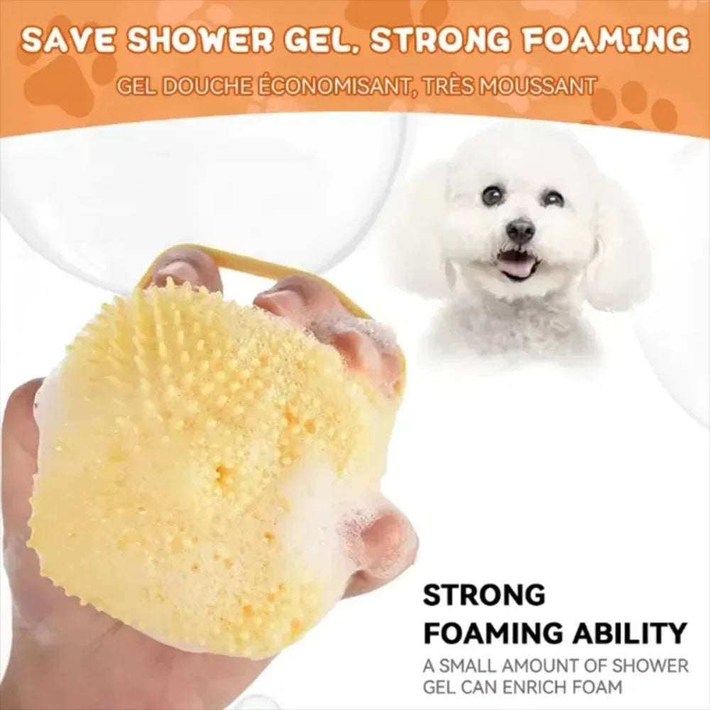 Silicone Bath Massage Brush Multifunctional Grooming Tool Soft