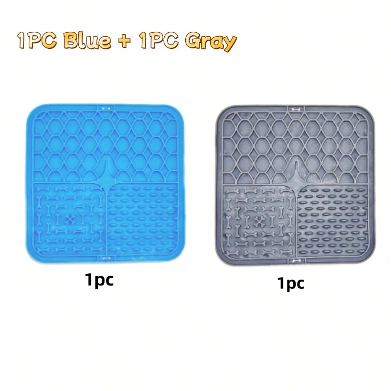 Silicone Dog Lick Mat for Bathing and Training