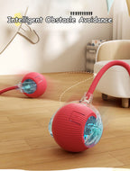 New Cat Interactive Ball Toy Automatic Rolling Ball Faux Tail