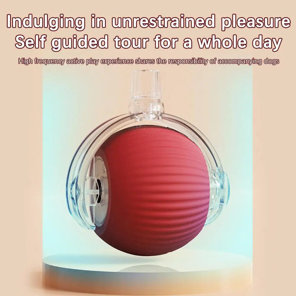 Cat Interactive Ball Toys Automatic Rolling Ball Faux Tail
