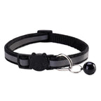 Reflective Pet Collar with Bell Adjustable Nylon Dog Cat Collar