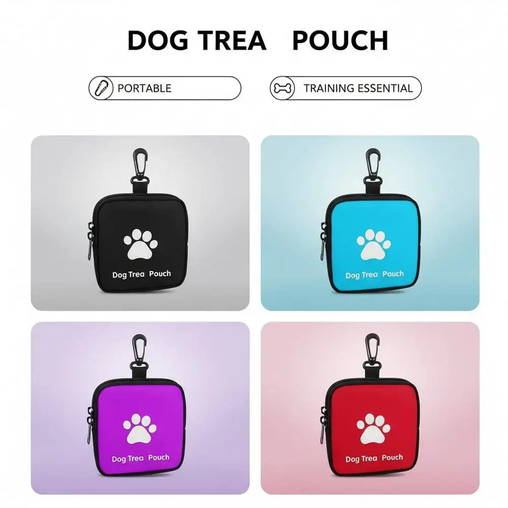 S Dog Snack Bag Portable Pet Treat Pouch for Outdoor Walking
