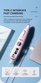 Pet Dog Electric Groomer Trimmer with LED Light Waterproof Pet