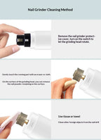Electric Pet Nail Grinder for Dogs Cats, Quiet Claw Trimmer with