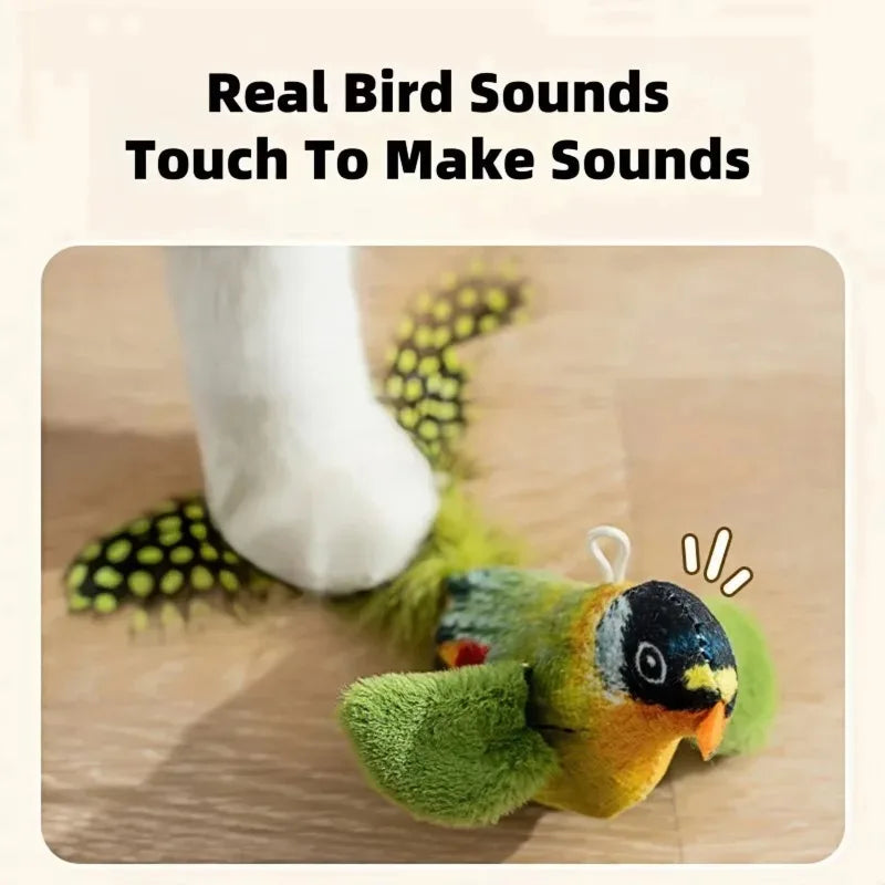 Bird-like Sound Toy Relieves Cat Boredom