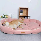 Dog Bed Orthopedic Plush Calming Sofa Pet Bed Donut Nest Soft