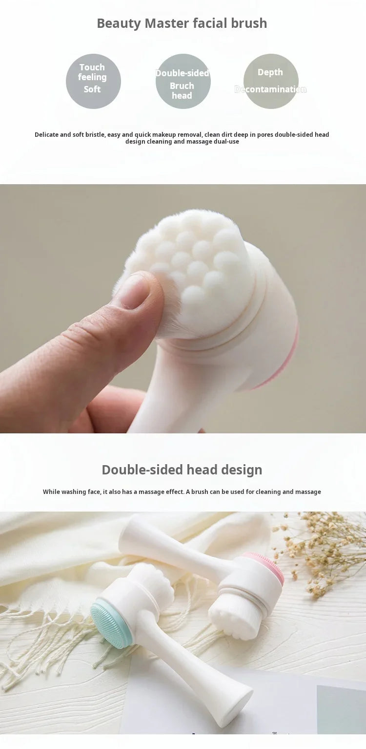 Pet Paw Cleaning Brush, Dog Foot Washer Silicone Double-Sided