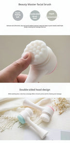 Pet Paw Cleaning Brush, Dog Foot Washer Silicone Double-Sided