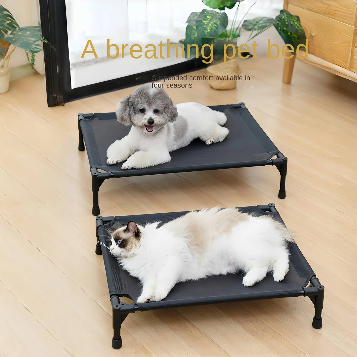 Pet Dog Cat Camping Bed Elevated Bed For Dogs Folding Puppy
