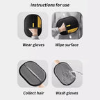 Double-Sided Pet Hair Remover Glove, Multi-Functional Pet Grooming