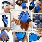 Pet Hair Remover Shower Gloves PUppy Cats Bath Brush Cleaning