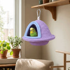 Warm Sleep Bird Cage Nest Handmade Weave Windproof Bird Hanging