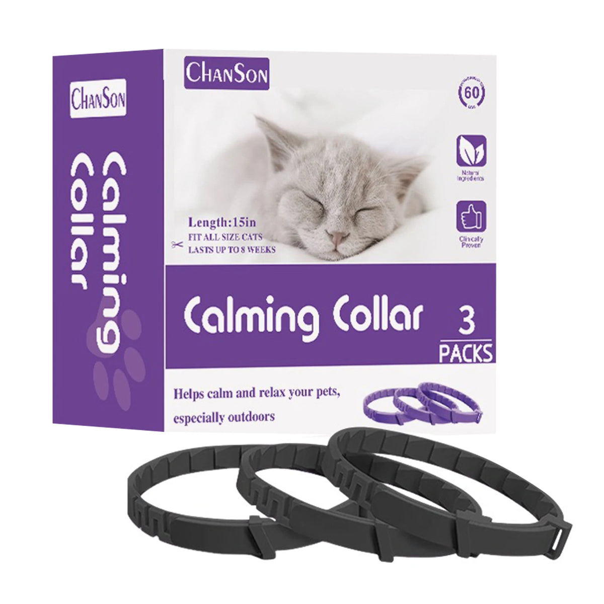 Dogs Calming Pheromones Collar Relieve Reduce Anxiety Stress