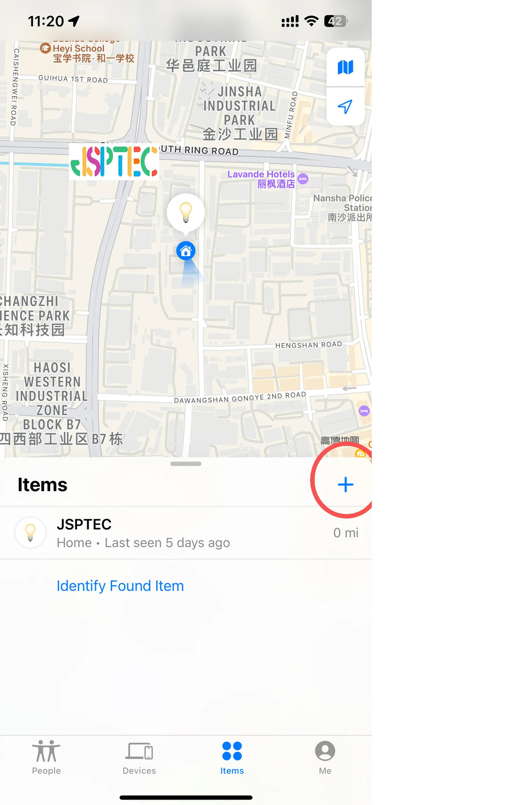 Jsptec Airtag Bluetooth GPS Trackers Ipx 5 Waterproof Sport