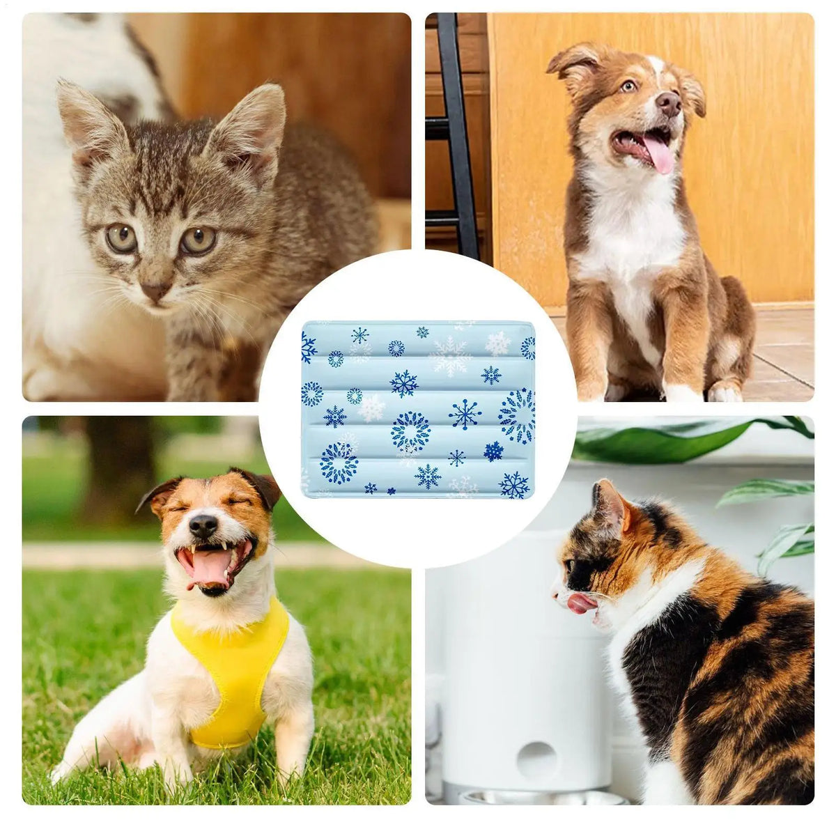 Dog Cooling Mat 30X40Cm Ice Bed Soft Reusable Floor Cushion Summer