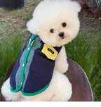 Autumn/Winter Pet Clothing Teddy Button-Front Waistcoat Bichon
