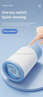 Pet Foot Washing Machine Electric Pet Paw Cleaner Automatic Dog