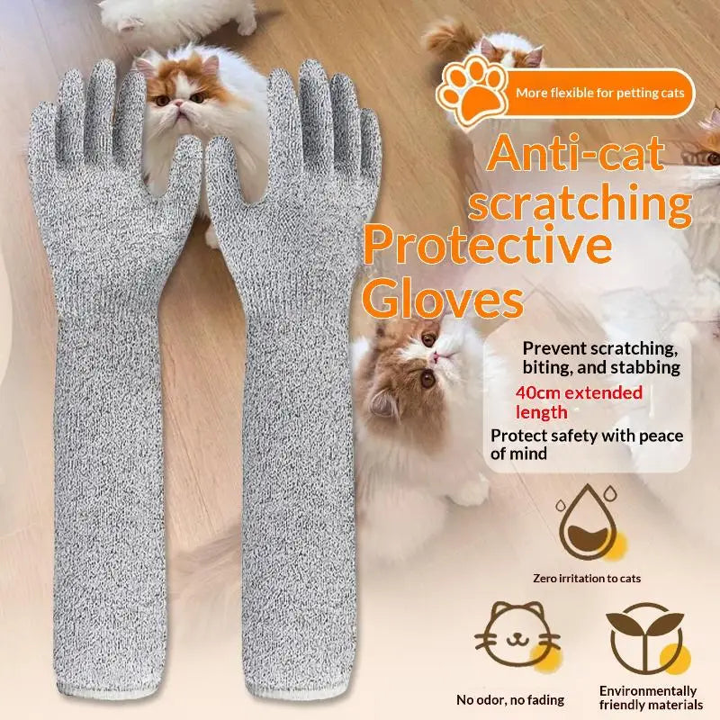 Cat Bite Proof Gloves Scratch & PUncture Resistant Heavy Duty