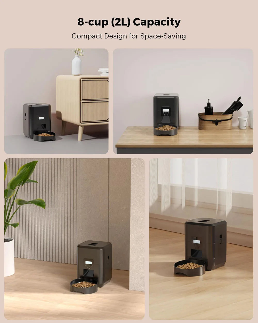 Smart Pet Feeder Automatic Cat Feeder Dog Slow Food Machine with