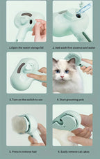 Pet Spray Hair Comb Professional Electric Hair Straightener Comb