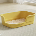 Semi Enclosed Cat Litter Box Anti Splashing Cat Toilet Sand Box