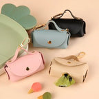 Faux Leather Portable Waste Bag Dispenser