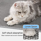 Large Size Cat Litter Mat-Advanced Honeycomb Double Layer