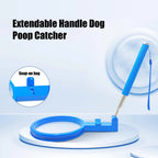 Pooper Scooper Extendable Handle Bend-Free Pet Waste Collector Dog