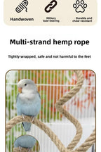 Bendable Bird Rope Perch Linen Climbing Toy Non Slip Grip with