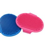 Pet Grooming Brush for Bath Massage, Silicone Bristle Deshedding