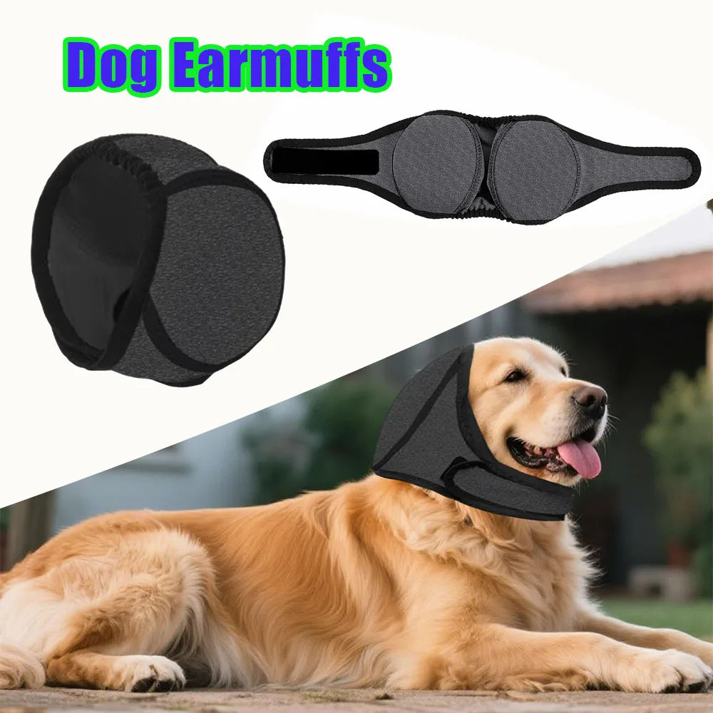 Anxiety Relief Dog Ear Protection Waterproof Muffs Noise Reducing