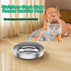 PUzzle Bowl Slow Feeder for Dogs, Stainless Steel Anti-Choking