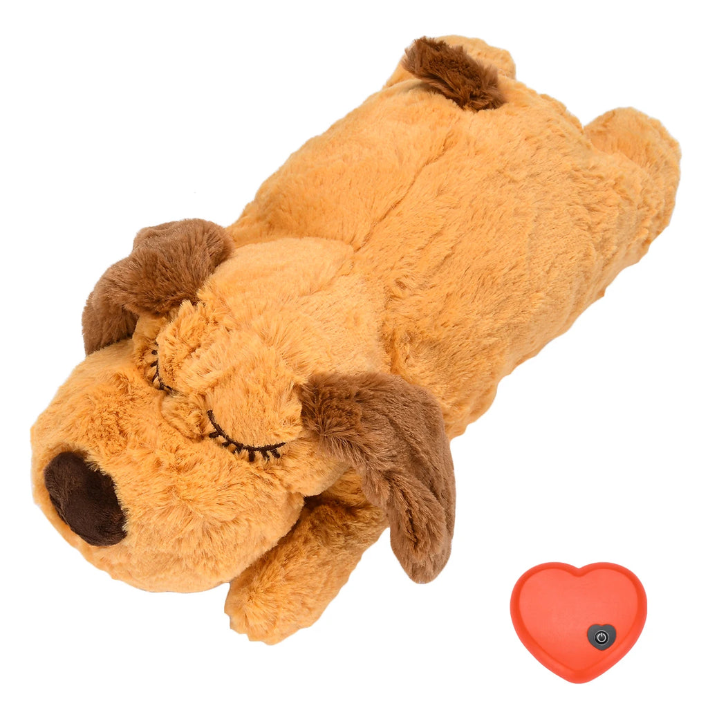 Plush Heartbeat Puppy Behavioral Training Toy Plush Pet Snuggle