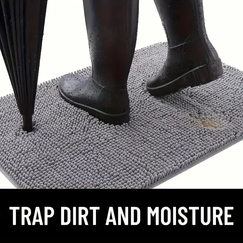 Dog Door Mat for Muddy Paws, ABSorbs Moisture and Dirt, ABSorbent