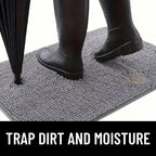 Dog Door Mat for Muddy Paws, ABSorbs Moisture and Dirt, ABSorbent