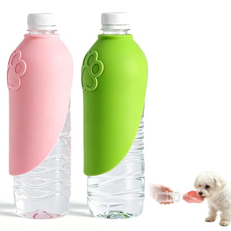 Silicone Pet Water Bottle Portable Dog Outdoor Water Dispenser