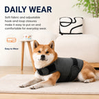 Dog Anxiety Vest Calming Wrap Adjustable Hook And Loop Soft Cotton