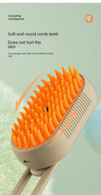 3-in-1 Dog and Cat Electric Brush Cleaning Steam Brush Spray